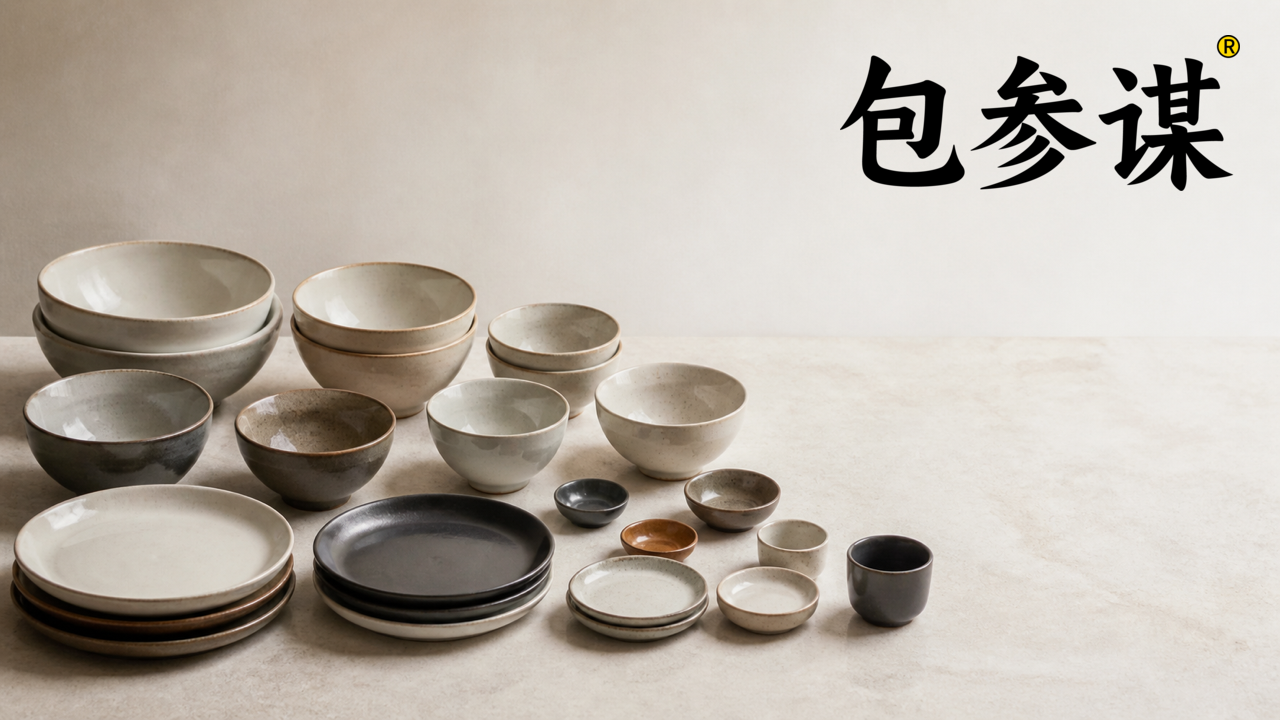 餐饮门店中不同规格餐具与菜品呈现的搭配关系